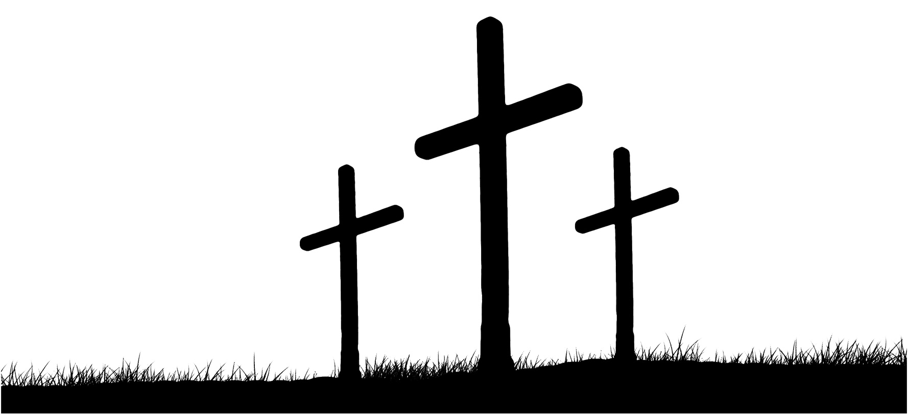 Крест на могилу на прозрачном фоне